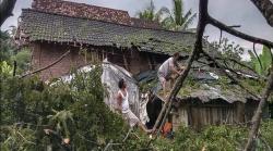 Ratusan Rumah di Lampung Selatan Rusak Diterjang Angin Puting Beliung