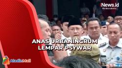 Anas Urbaningrum Resmi Bebas, Langsung Lempar Pidato Psywar<