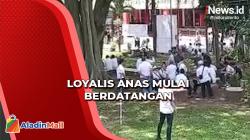 Loyalis Berdatangan Sambut Bebasnya Anas Urbaningrum<