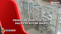 Masjid Istiqlal Temukan 50 Stiker Barcode QRIS Kotak Amal Palsu