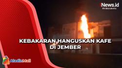 Tabung Gas Bocor, Kafe di Jember Ludes Terbakar
