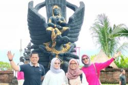 Sambut Lebaran, Destinasi Teraskaca Gunungkidul Hadirkan Patung Garuda Wisnu Kencana