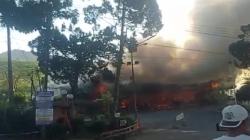 Rumah Makan di Cugenang Cianjur Ludes Terbakar, Pemilik Rugi Besar