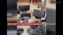 Bobol Bank Tempatnya Bekerja di Bukittinggi, Security Ditangkap