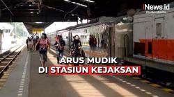 Arus Mudik, Penumpang yang Tiba di Stasiun Kejaksan Naik 15 Persen