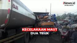 Dua Truk Kecelakaan Maut di Sukabumi, Sopir Tewas Terjepit