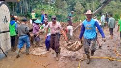 Banjir Bandang di Lereng Gunung Kelud, 2 Desa Terdampak