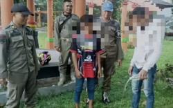 Asyik Pesta Miras di Area Taman Kapuas, Sekelompok Remaja Ini Dibubarkan Satpol PP