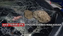 Teror Penyerangan Pos Lantas di Makassar, Puluhan OTK Merusak Melempari Batu