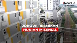 Resmikan Hunian Milenial di Depok, Jokowi: Dapat Bonus Kereta Api