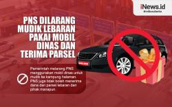 Infografis ASN Dilarang Mudik Pakai Mobil Dinas dan Terima Parsel Lebaran, Simak Sanksinya