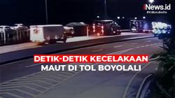 Detik-Detik Kecelakaan Maut di Tol Boyolali, Truk Melaju Kencang