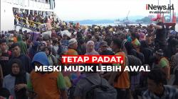 Suasana Kepadatan Arus Mudik di Pelabuhan Nusantara Parepare