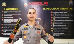 Bubarkan Aksi Tawuran 2 Kelompok Pemuda di Banjarmasin, Polisi Amankan 3 Samurai