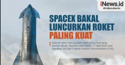 Infografis: Dapat Izin, SpaceX Bakal Luncurkan Roket Paling Kuat pada 17 April 2023