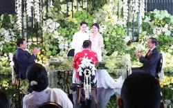 Momen Jokowi dan Prabowo Jadi Saksi Pernikahan Kevin Sanjaya-Valencia Tanoesoedibjo
