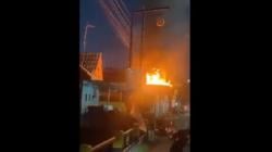 OTK Serang Pos Polisi di Pinrang Terekam CCTV, Terbakar setelah Dilempar Bom Molotov
