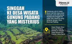 Infografis Kampung Unik di Jawa Barat, Singgah ke Desa Wisata Gunung Padang yang Misterius