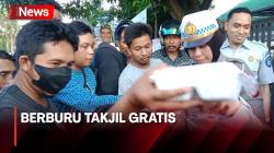 Warga Pangkep Rela Berdesakan Demi Takjil Gratis