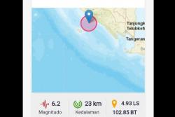 Gempa Magnitudo 6,2 Guncang Bengkulu Selatan, Dirasakan di 3 Provinsi<