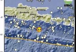 Info Gempa Hari Ini Baru Saja 2023 Guncang Lumajang M 4,0, Kedalaman 10 Km