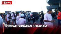 Unik, Pemudik di Pelabuhan Merak Gunakan Seragam sebelum Pulang Kampung
