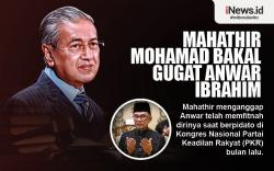 Infografis Mahathir Bakal Gugat Anwar Ibrahim