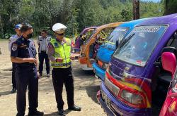 Pastikan Laik Jalan, Polres Kulonprogo Ramp Check Kendaraan Wisata
