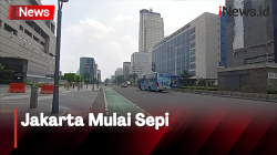 Ditinggal Pemudik, Suasana Jalanan Ibu Kota Jakarta Mendadak Sepi 
