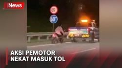Aksi Heroik Pemotor Kejar-kejaran dengan 3 Mobil Petugas di Tol