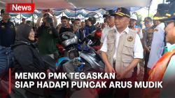 Tinjau Pelabuhan Ciwandan, Menko PMK Tegaskan Siap Hadapi Puncak Arus Mudik