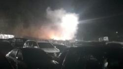 Diduga Korsleting Listrik, Mobil Pemudik Antre di Pelabuhan Tanjung Kalian Terbakar