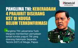 Infografis Panglima TNI soal Serangan KKB di Nduga: 1 Prajurit Gugur, 4 Hilang, 4 Terluka
