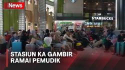 Puncak Arus Mudik 2023, Stasiun KA Gambir Ramai Pemudik
