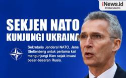 Infografis Sekjen NATO Kunjungi Ukraina