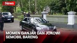 Momen Ganjar Semobil Bareng dengan Jokowi Usai Ditunjuk sebagai Capres