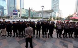 Apel Pengamanan Malam Takbiran di Kawasan Bundaran HI