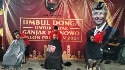 Ganjar Resmi Capres PDIP, Puluhan Warga Sukoharjo Cukur Gundul