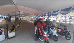 Pelabuhan Ciwandan Jumat Siang Sepi, Pemudik Motor Berkurang<