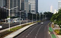 Jalan Protokol Jakarta Lengang pada Hari Raya Idul Fitri 1444 H