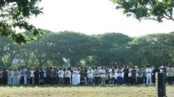 Ribuan Jemaah di Banda Aceh Tumpah Ruah Sholat Idul Fitri di Blang Padang