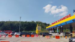 H+2 Lebaran, Arus Lalu Lintas Gerbang Tol Kalikangkung Semarang Ramai Lancar