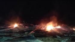Kebakaran di Kolaka Utara, Rumah Panggung Warga Ludes Dilalap Api<