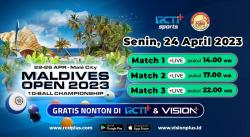Ini Link Live Streaming Turnamen Biliar Maldives Open 2023