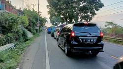 Kendaraan Padat Merayap di Lingkar Gentong Tasikmalaya, Antrean ke Arah Jateng<
