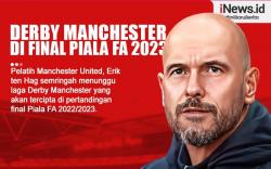 Infografis Derby Manchester Tersaji di Final Piala FA 2022/2023