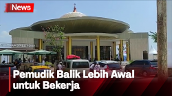 Kondisi Terbaru Arus Balik di Tol Batang - Pemalang, Pemudik Balik Lebih Awal