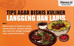 Infografis Tips agar Bisnis Kuliner Langgeng dan Laris