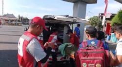 Tertimpa Motor, 1 Pemudik di Pelabuhan Gilimanuk Dilarikan ke Puskesmas