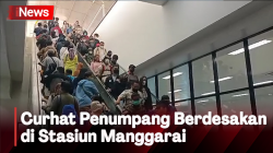 Usai Libur Lebaran, Penumpang di Stasiun Manggarai: Stres, Tapi Harus Dijalani